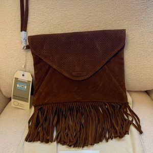 Toms Suede Wristlet